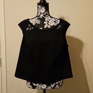 ABS Collection Black Raised Design Tank size 3X